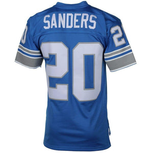 Barry Sanders Detroit Lions Mitchell & Ness Retired Player Vintage Replica Jersey - Honolulu Blue