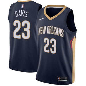 Anthony Davis New Orleans Pelicans Swingman Jersey Navy - Icon Edition