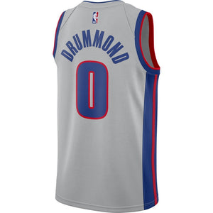 Andre Drummond Detroit Pistons Silver Swingman Jersey 2018 - 2019