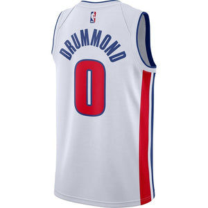 Andre Drummond Detroit Pistons White Swingman Jersey 2018 - 2019