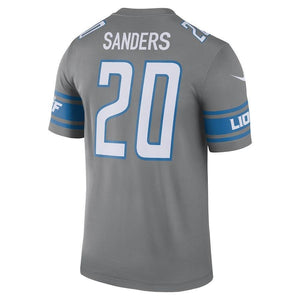 Barry Sanders Detroit Lions 2017 Color Rush Legend Jersey - Steel