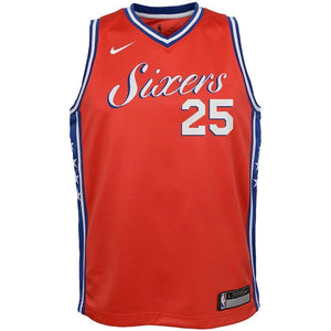 Ben Simmons Philadelphia 76ers Youth Jersey - Red 2018/2019