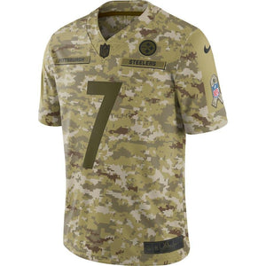 Ben Roethlisberger Pittsburgh Steelers Salute to Service Limited Jersey – Camo 2018/2019