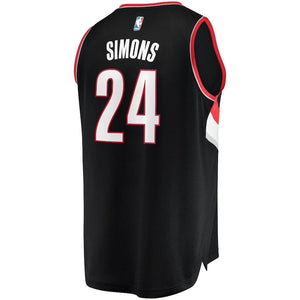 Anfernee Simons Portland Trail Blazers Branded Fast Break Jersey - Icon Edition - Black