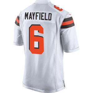 Baker Mayfield Cleveland Browns Draft Pick Game Jersey – White 2018/2019