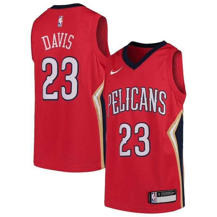 Anthony Davis New Orleans Pelicans Youth Jersey - Red 2018/2019