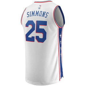 Ben Simmons Philadelphia 76ers Branded Youth Fast Break Jersey White - Association Edition 2018/2019