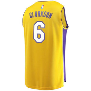 Jordan Clarkson Los Angeles Lakers Branded Youth Fast Break Jersey Gold - Icon Edition 2018/2019