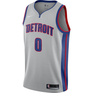 Andre Drummond Detroit Pistons Silver Swingman Jersey 2018 - 2019