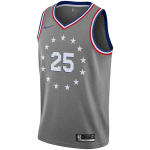 Ben Simmons Philadelphia 76ers Youth Jersey – City Edition – Gray 2018/2019