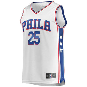 Ben Simmons Philadelphia 76ers Branded Youth Fast Break Jersey White - Association Edition 2018/2019