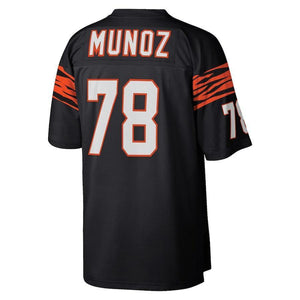 Anthony Munoz Cincinnati Bengals Mitchell & Ness 1989 Retired Player Jersey - Black 2018/2019