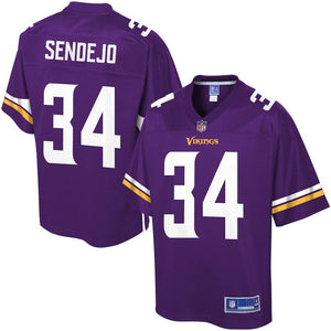 Andrew Sendejo Minnesota Vikings Pro Line Team Color Player Jersey – Purple 2018/2019