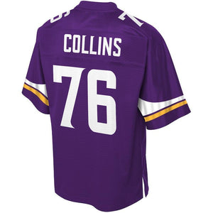 Aviante Collins Minnesota Vikings Pro Line Team Color Player Jersey – Purple 2018/2019