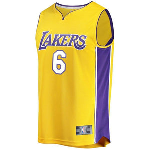 Jordan Clarkson Los Angeles Lakers Branded Youth Fast Break Jersey Gold - Icon Edition 2018/2019