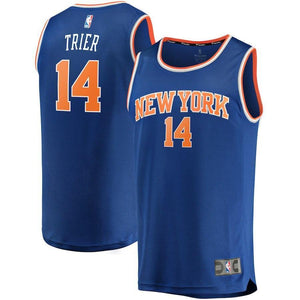 Allonzo Trier New York Knicks Branded Fast Break Jersey - Icon Edition - Blue