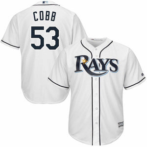 Alex Cobb Tampa Bay Rays Baseball Player Jersey