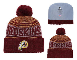 Men's Washington Redskins New Era 2018 NFL Knit Beanie Hat