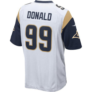 AARON DONALD LOS ANGELES RAMS SUPER BOWL PLAYER GAME JERSEY – WHITE