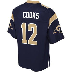 BRANDIN COOKS LOS ANGELES RAMS SUPER BOWL NFL PRO LINE PLAYER JERSEY – NAVY