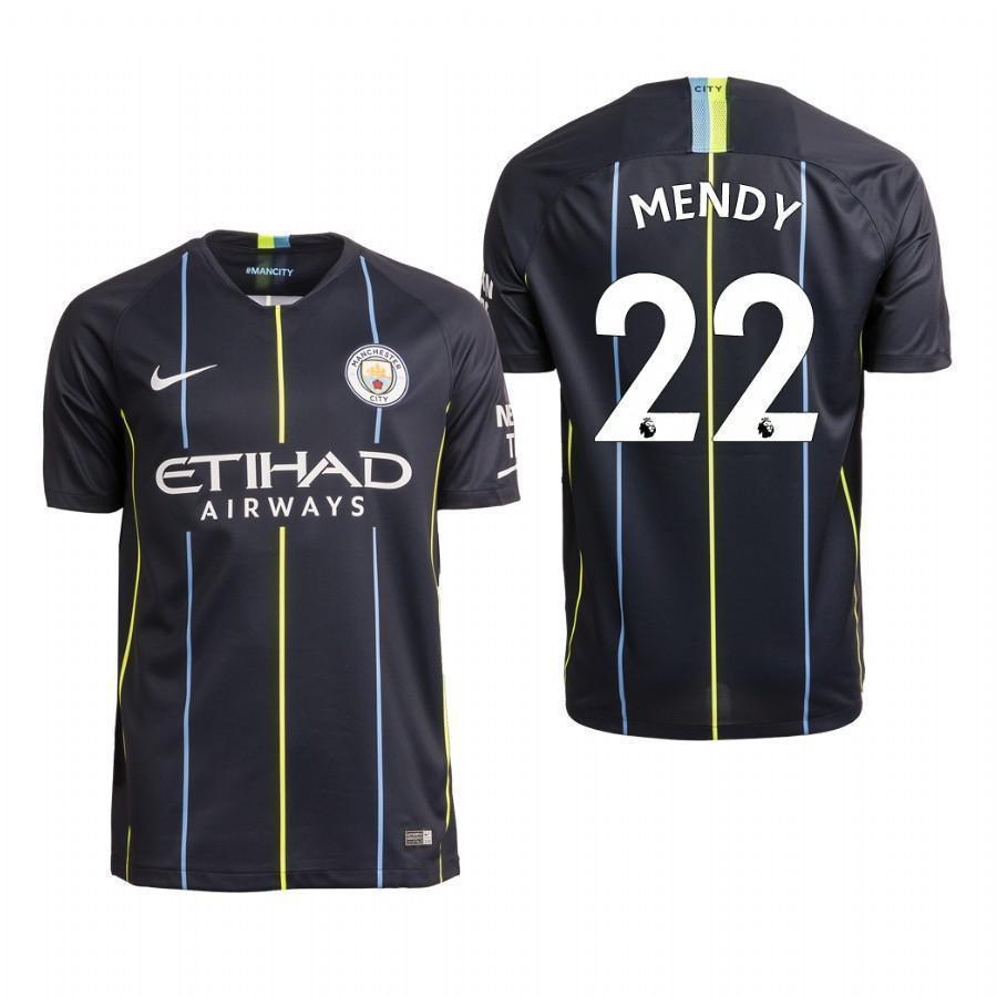 Benjamin Mendy Manchester City Away Jersey 2018/19