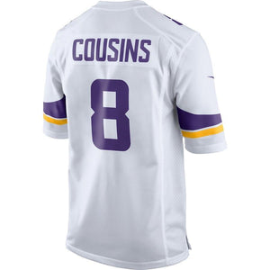 Kirk Cousins Minnesota Vikings Game Jersey – White 2018/2019