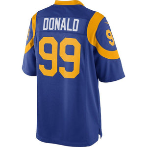 AARON DONALD LOS ANGELES RAMS SUPER BOWL YOUTH GAME JERSEY - ROYAL