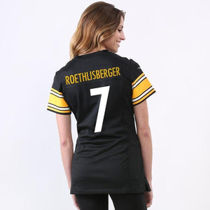 Ben Roethlisberger Pittsburgh Steelers Women's Game Jersey - Black 2018/2019