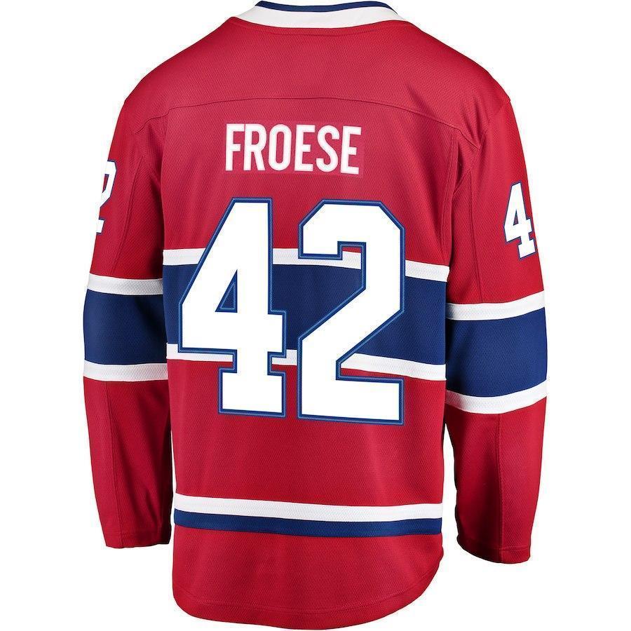 Byron Froese Montreal Canadiens Player Swingman Jersey