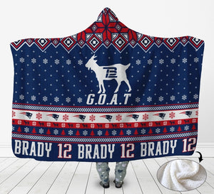 3D Hoodie Tom Brady New England Patriots 5x Super Bowls Champions